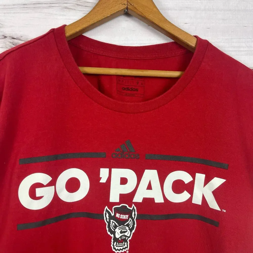 North Carolina State Wolfpack‎ Tee Adidas Mens Large